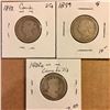 Image 2 : 3 Canada Twenty-Five Cents