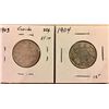 Image 1 : 2 Canada Twenty-Five Cents