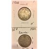 Image 1 : 2 Canada Twenty-Five Cents