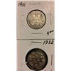 Image 1 : 2 Canada Twenty-Five Cents