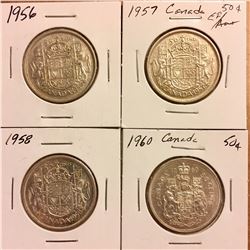 4 Canada Fifty Cents