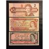 Image 1 : 3 Canada Uncirculated Two Dollar Bills