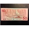 Image 2 : Canada Uncirculated Fifty Dollar Bill