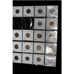 18 Canada One Cent Coins