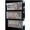 Image 1 : 3 Canada Two Dollar Bills