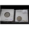 Image 1 : 2 Newfoundland Ten Cent Coins