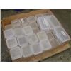 Image 1 : Lot of 6" x 7" x 4" Plastic Totes