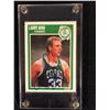 Image 1 : 1989 Fleer Larry Bird #8 Basketball Card (AUTOGRAPHED)