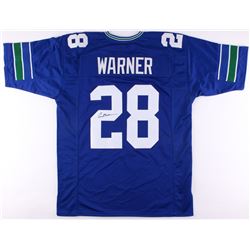 Curt Warner Signed Seahawks Jersey (JSA COA)