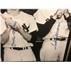 Image 2 : TRIPLE SIGNED 28" X 24" FRAMED YANKEES PHOTO (MICKEY MANTLE, JOE DiMAGGIO & TED WILLIAMS)