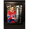 Image 1 : JEAN BELIVEAU AUTOGRAPHED 16" X 20" FRAMED PHOTO (MONTREAL CANADIENS) W/ AJ SPORTS COA