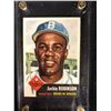Image 1 : 1953 Topps #1 Jackie Robinson (BROOKLYN DODGERS)