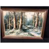 Image 1 : FRAMED WALL ART (CARL MADDEN) 29" X 40"