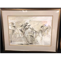 FRAMED WALL ART (JURGEN GORG) 34" X 45"