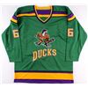 Image 3 : Emilio Estevez Signed The Mighty Ducks "Bombay" Jersey (PSA COA)