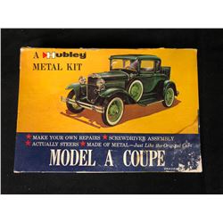 VINTAGE HUBLEY FORD MODEL A COUPE METAL KIT.