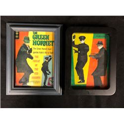 VINTAGE GREEN LANTERN FRAMED PIN-UP'S