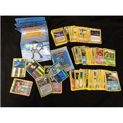 POKEMON TRADING CARDS LOT W/ INSTRUCTIONS BOOKLET