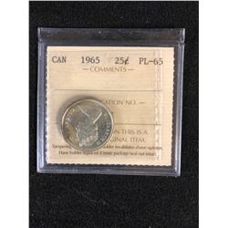 1965 CANADIAN TWENTY FIVE CENT COIN  (PL-65)
