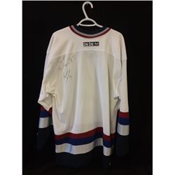 BRENT SOPEL AUTOGRAPHED VANCOUVER CANUCKS HOCKEY JERSEY