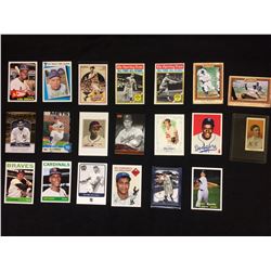 MIXED BASEBALL CARDS LOT