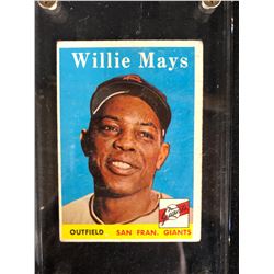1958 Topps #5 Willie Mays San Francisco Giants HOF