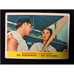 1958 TOPPS BASEBALL #321 SLUGGERS SUPREME