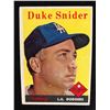 Image 1 : 1958 TOPPS BASEBALL #88 DUKE SNIDER