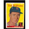 Image 1 : 1958 TOPPS BASEBALL #1 TED WILLIAMS