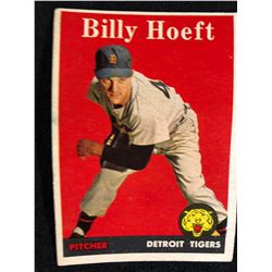 1958 TOPPS BASEBALL #13 BILLY HOEFT