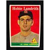 Image 1 : 1958 TOPPS BASEBALL #24 HOBIE LANDRITH