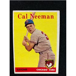 1958 TOPPS BASEBALL #33 CAL NEEMAN