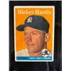Image 1 : 1958 TOPPS BASEBALL #150 MICKEY MANTLE