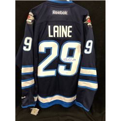 PATRIK LAINE AUTOGRAPHED JETS HOCKEY JERSEY W/ JSA COA