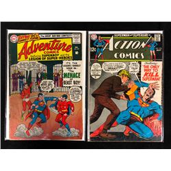 DC COMIC BOOK LOT (ADVENTURE COMICS #339, ACTION COMICS #376)