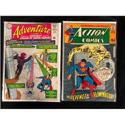 DC COMIC BOOK LOT (ADVENTURE COMICS #335, ACTION COMICS #379)