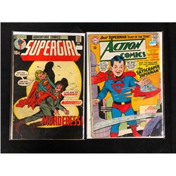 DC COMIC BOOK LOT (SUPER-GIRL #405, ACTION COMICS #325)
