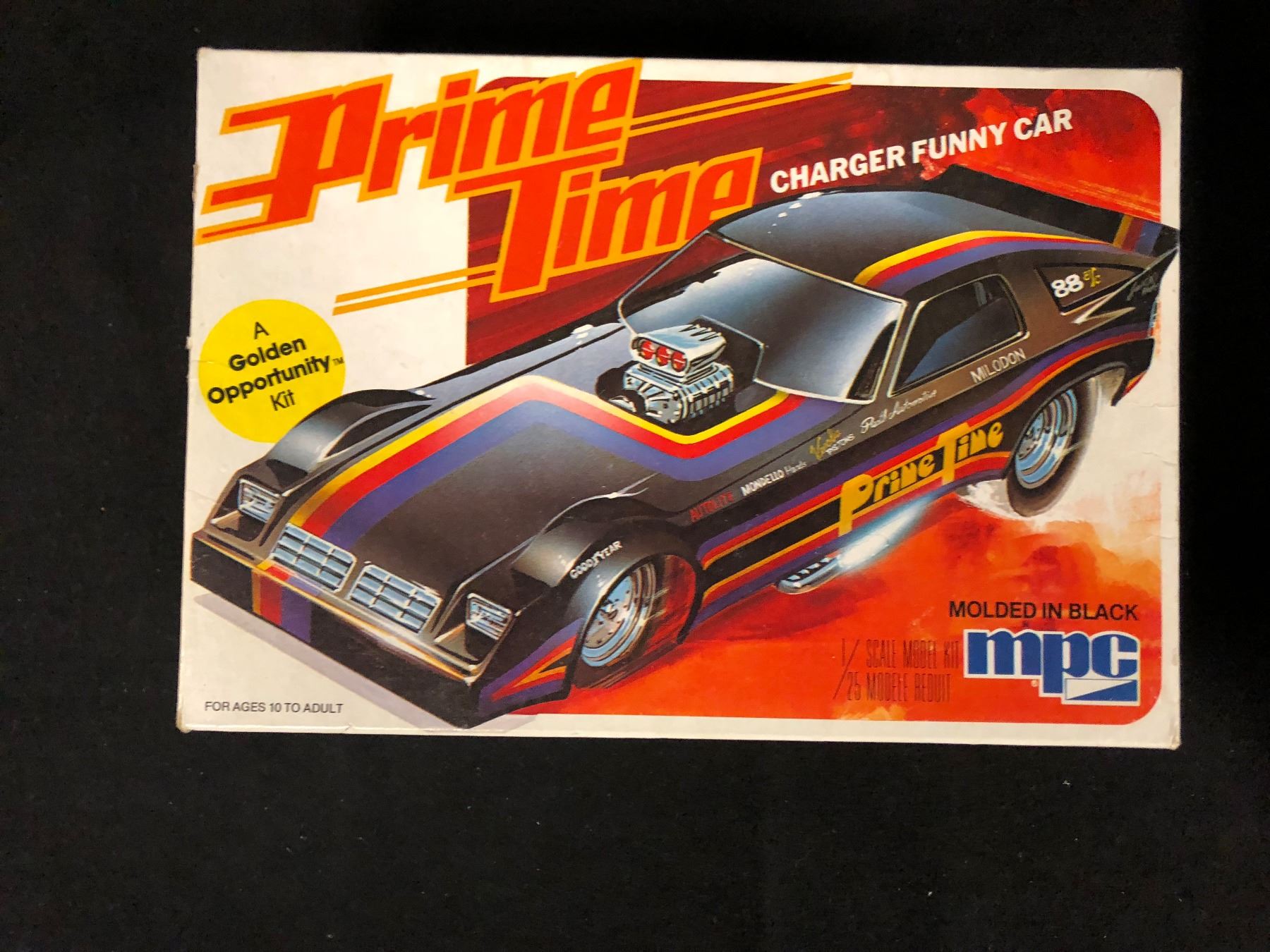 Mpc Models Box MPC PRIME TIME CHARGER FUNNY CAR MODEL KIT (IN BOX)