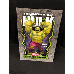 THE INCREDIBLE HULK MARVEL PAINTED STATUE  SCULPTED BY RANDY BOWEN IN BOX