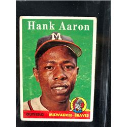1958 Topps #30 HANK AARON