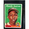 Image 1 : 1958 Topps #30 HANK AARON