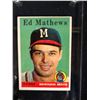 Image 1 : 1958 Topps #440 ED MATHEWS