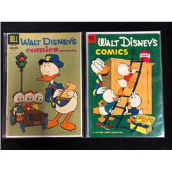 WALT DISNEY'S COMICS & STORIES #242, #147 (DELL COMICS)