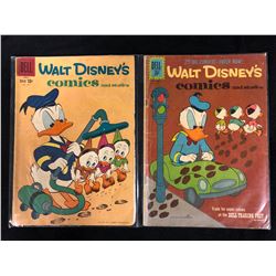 WALT DISNEY'S COMICS & STORIES #235, #251 (DELL COMICS)
