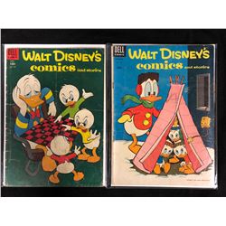 WALT DISNEY'S COMICS & STORIES #175, #170 (DELL COMICS)