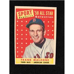 1958 Topps #481 FRANK MALZONE