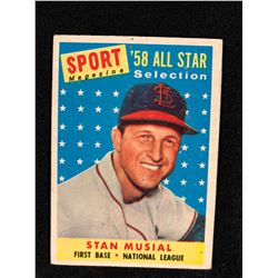 1958 Topps #476 STAN MUSIAL