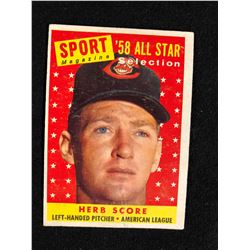 1958 Topps #495 HERB SCORE