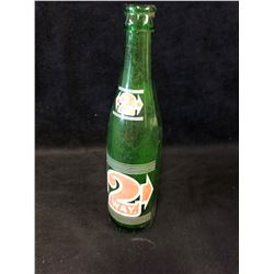Vintage 2 Way 7oz Glass Soda Bottle