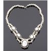 Image 1 : Sterling Silver White Buffalo Turquoise Necklace